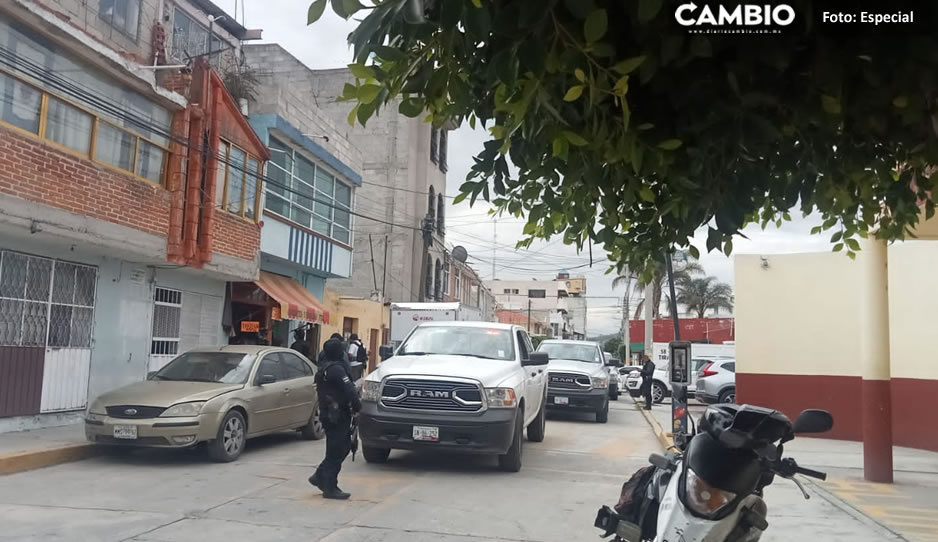 FGE y Policía Municipal realizan tres cateos por robo de combustible en Texmelucan