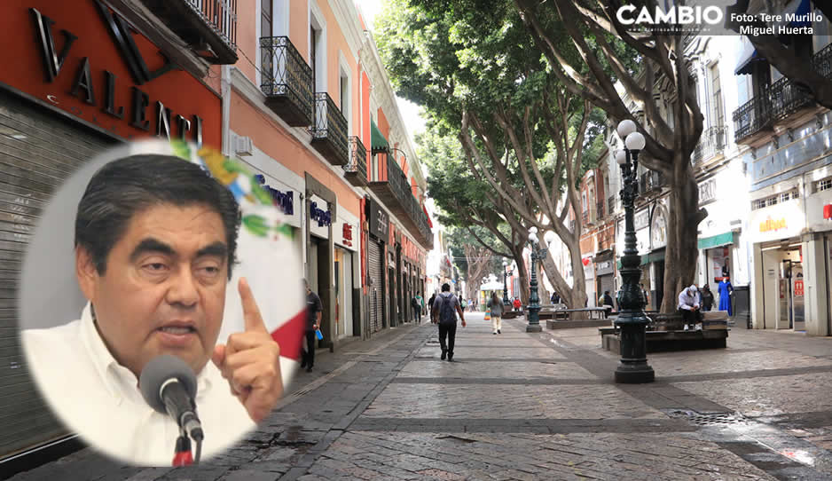 Los turistas tienen la certeza de venir y disfrutar, no están en peligro en Puebla: Barbosa