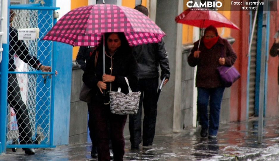 ¡Ni se te ocurra guardar el paraguas! Se pronostican fuertes lluvias en Puebla