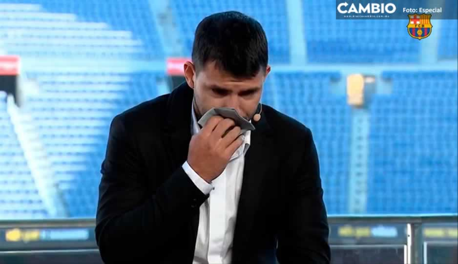 Kun Agüero anuncia entre lágrimas su retiro del futbol: “la salud es lo primero” (VIDEO)
