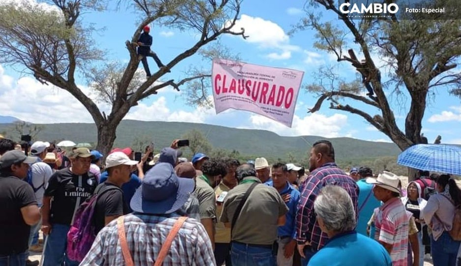 PROFEPA clausura obra del nuevo relleno sanitario en Tehuacán