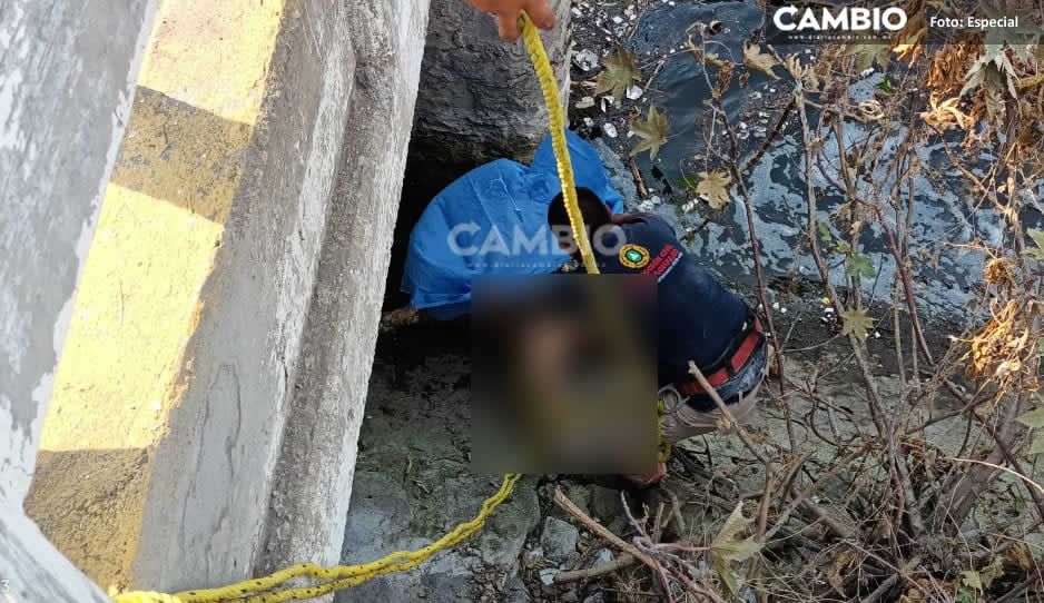 Feminicidio 26: Hallan cadáver de mujer flotado en aguas negras del canal de Valsequillo  