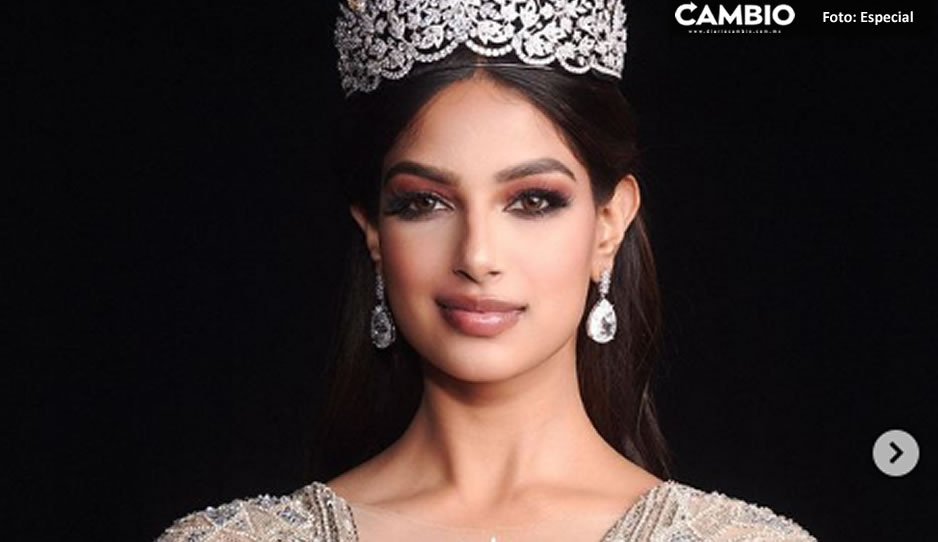 ¡OMG! Así luce la Miss Universo Harnaaz Sandhu sin maquillaje