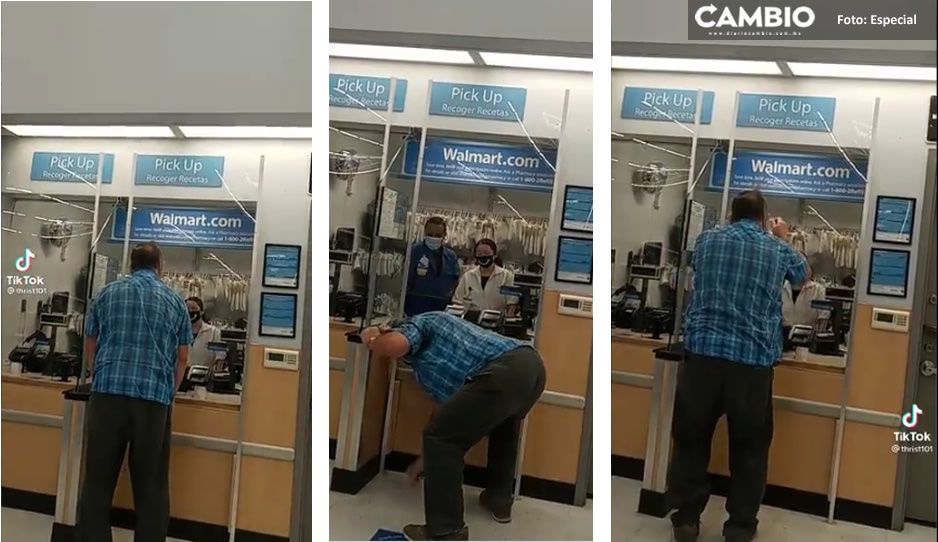 Cajera de Walmart niega cobro a abuelito que pagó medicina con monedas (VIDEO)