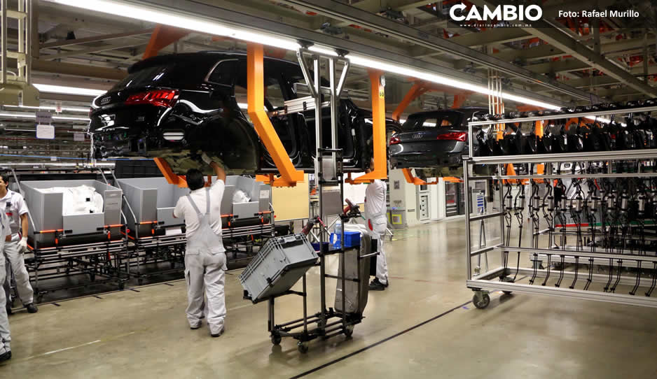 Por segundo día consecutivo obreros de Audi frenan líneas de producción
