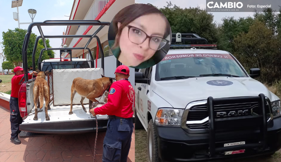 Hasta con perros siguen buscando a Sandra por tercer día consecutivo (FOTOS)