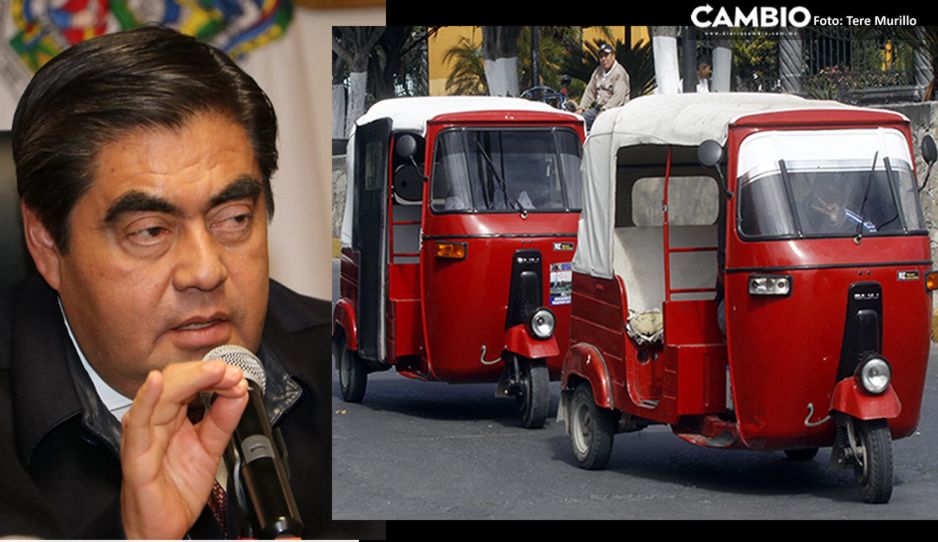 Promete Barbosa regular los mototaxis en Puebla: sabemos quien dio los permisos en La Resurrección