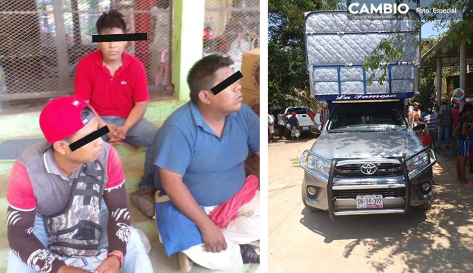 Confunden a vendedores de colchones con “roba niños” y los golpean en Ometepec