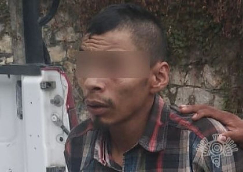 Policía Estatal detiene a Ignacio P, narcomenudista de Xicotepec