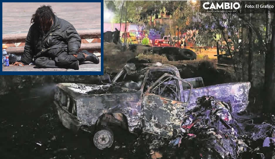 FUERTES IMÁGENES: ¡Desalmado! Jovencito quemó vivo a Don Pepo por no dejarlo robar