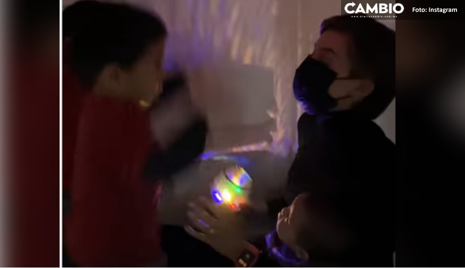 VIDEO: Niño del DIF le revienta un cachetadón a Mariana Rodríguez, esposa de Samuel García