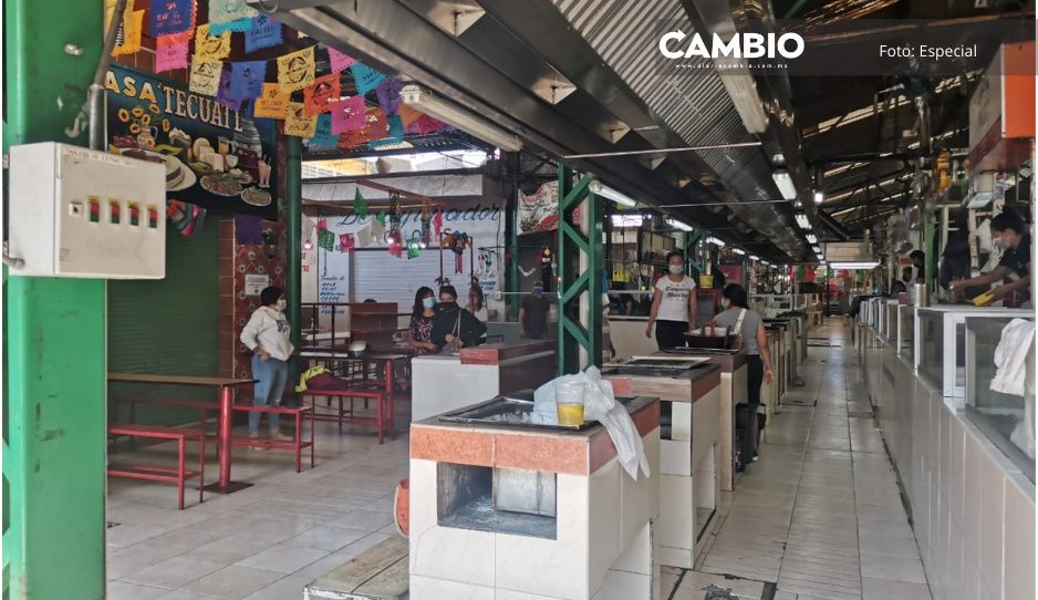 Comerciantes de Atlixco olvidan día solidario; reabren Mercado Benito Juárez