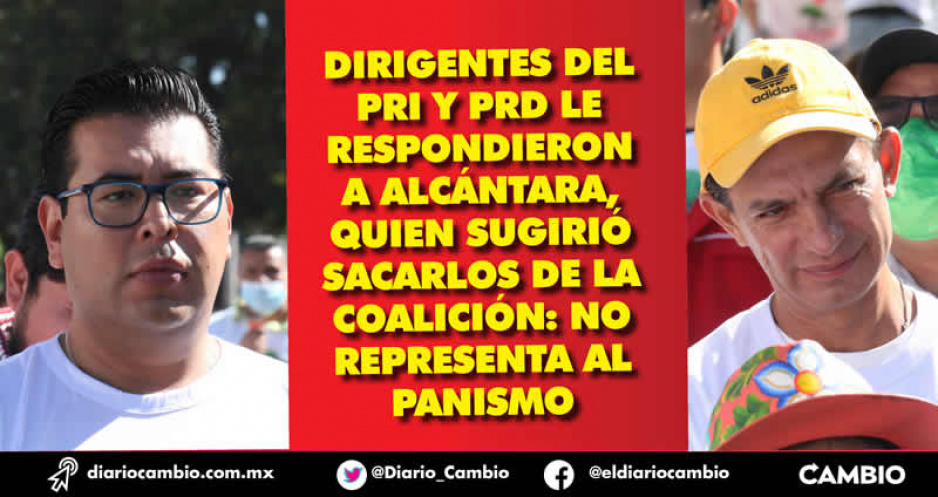 Camarillo y Amador se lanzan vs Alcántara por querer reventar la alianza del PRIANRD en Puebla
