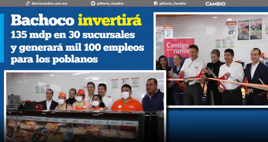 Lalo Rivera inaugura tienda Mercado Bachoco, habrá 30 en toda la ciudad (VIDEO)