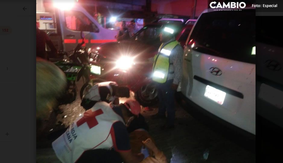 Acusan a hijo de Carlos Barragán de atropellar a dos jóvenes en Xicotepec (FOTOS)