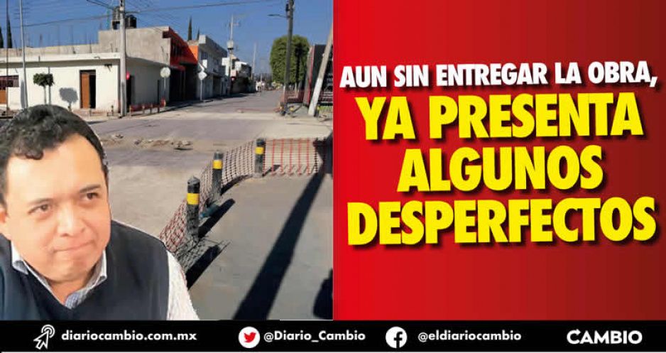 Cunde el mal ejemplo: Artemio Caballero también pavimenta la calle de su casa (FOTOS)