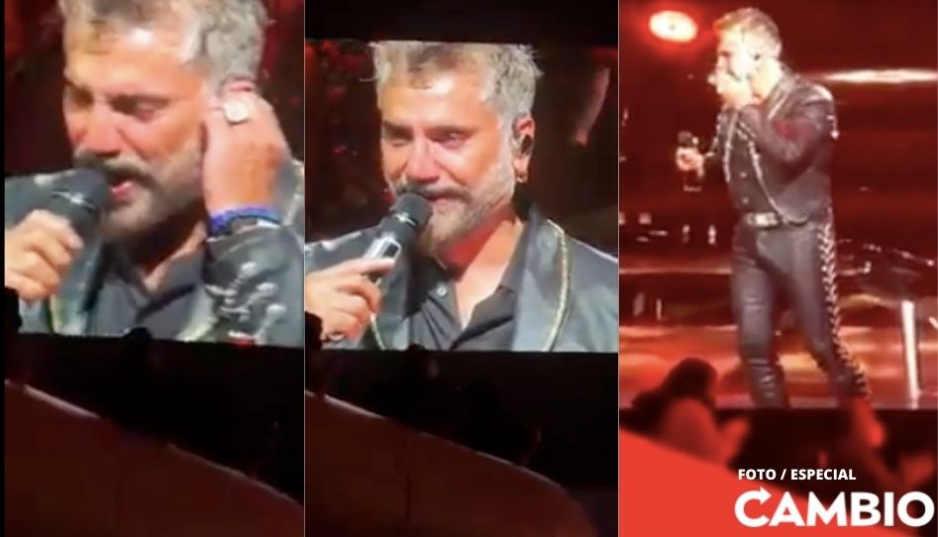 VIDEO: Alejandro Fernández rompe en llanto en pleno concierto horas antes de la muerte de su papá