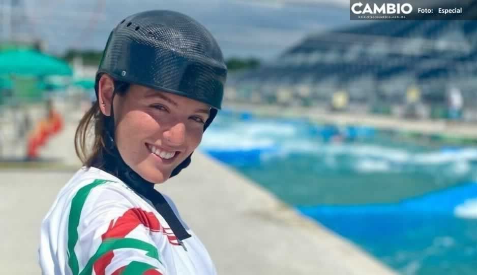 ¡Orgullo poblano! Sofía Reinoso avanza a semifinales de canotaje slalom en Tokio 2020