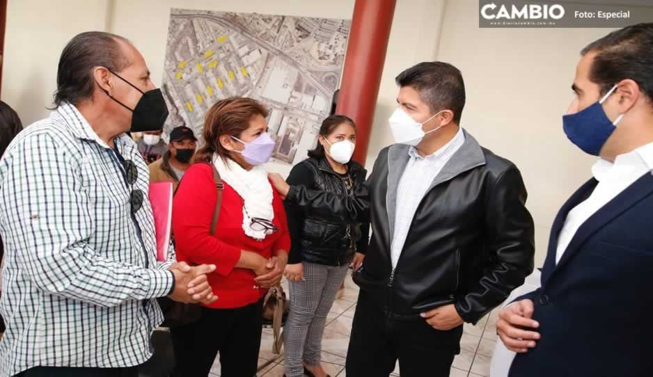 Lalo Rivera se reúne con representantes de la Central de Abastos