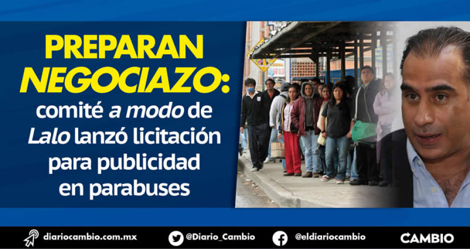 Lanza Lalo licitación para concesionar paraderos, zona de pendones y puentes: no revela plazo de la concesión