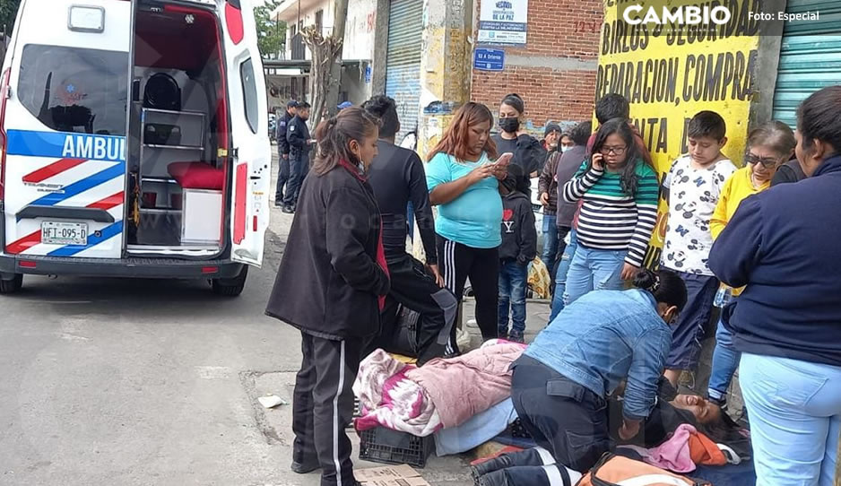 Embarazada resbala y cae de ruta 33 en Granjas de San Isidro