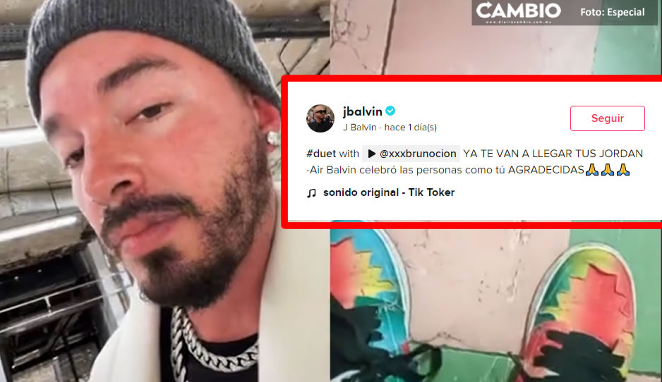 VIDEO: Niño es bulleado por usar tenis ‘pirata’ de J Balvin y el cantante le regala unos originales