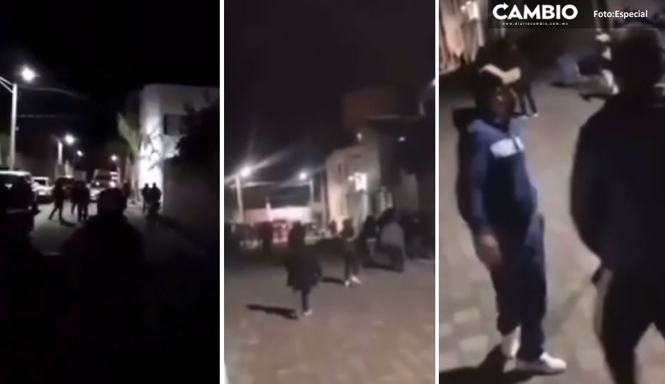 VIDEO ¡Se calienta Palmarito! Pobladores impiden cateo en la casa del edil de Quecholac y la mamá de Antonio N.