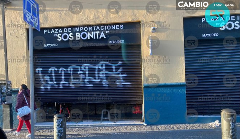 Delincuentes dan cortinazo a Plaza de importaciones &quot;SOS Bonita&quot; en la 10 Poniente