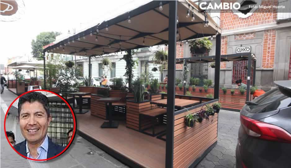 Analizará Lalo Rivera entregar parklets a restaurantes por comodato