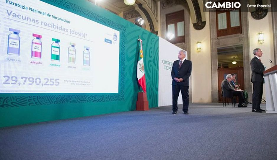 ¿Cambio de planes? AMLO prevé terminar vacunación AntiCovid en octubre y no en 2022