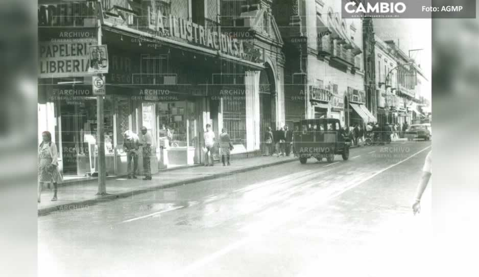 FOTO: “Recordando a Puebla”, así lucía la calle 5 de Mayo en 1975
