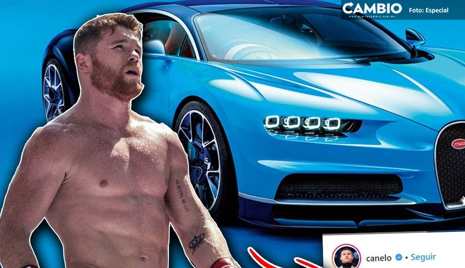 ¡A sacar los ahorros! Canelo Álvarez vende su lujoso Bugatti en abonos