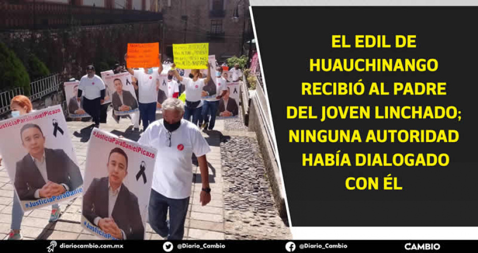 Justicia para Daniel Picazo: marchan familiares y amigos en Huauchinango (FOTOS)