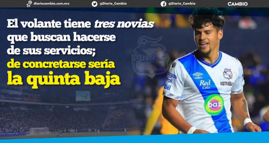 Club Puebla pide 8 millones de dólares por Araujo: Tigres, Toluca y Pachuca lo buscan
