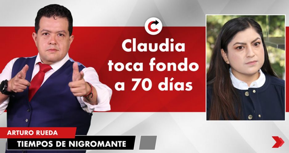 Claudia toca fondo a 70 días