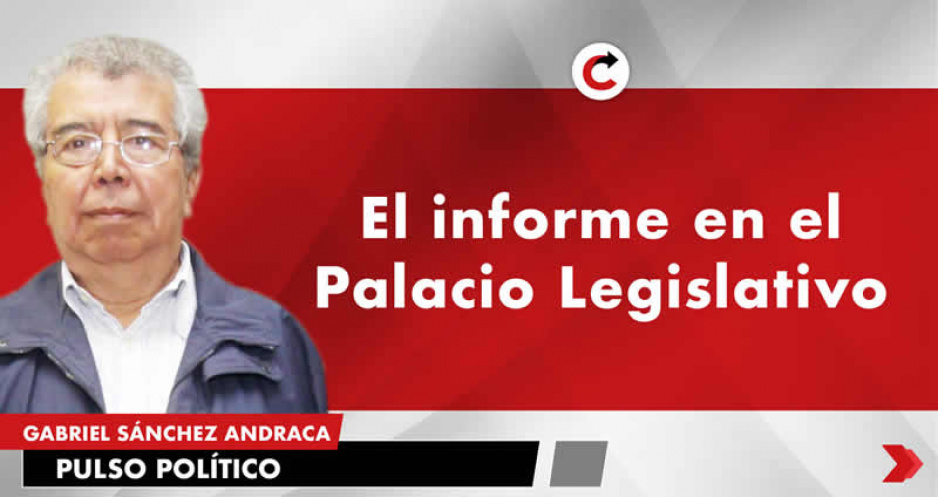 El informe en el Palacio Legislativo