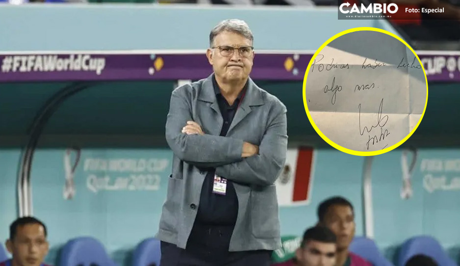 “Pude haber hecho algo más”: La carta que escribió el Tata Martino antes de Qatar 2022