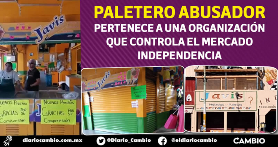 Paletero del mercado Independencia no sólo atacaba empleadas, también amenazó locatarios (FOTOS)