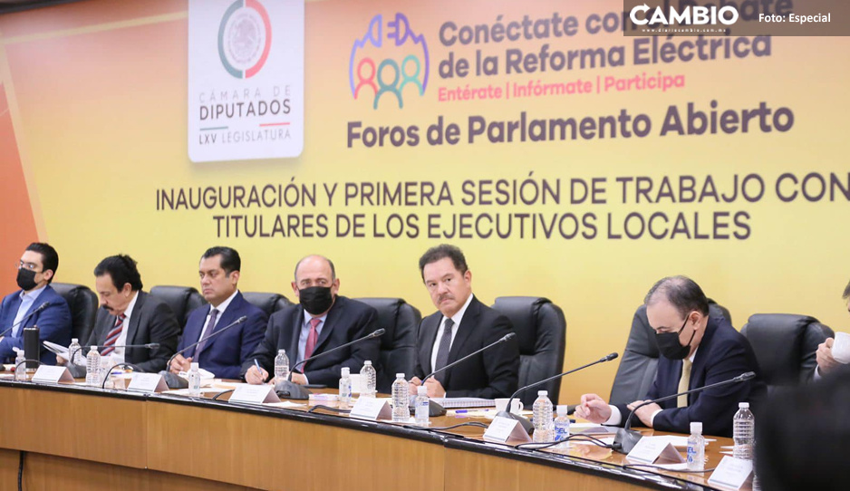 Nacho Mier agradece a gobernadores su participación en parlamento abierto de la Reforma Energética