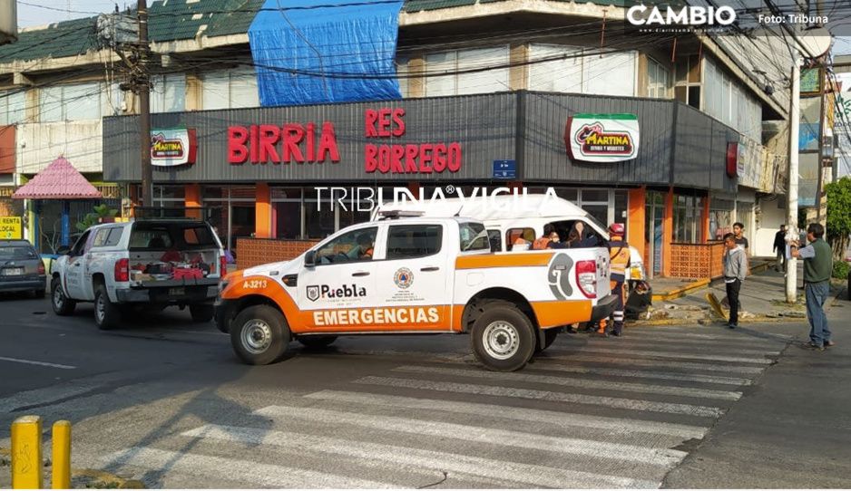 Aparatoso choque entre ruta 61 y Pointer vagoneta deja un lesionado en la 31 Poniente