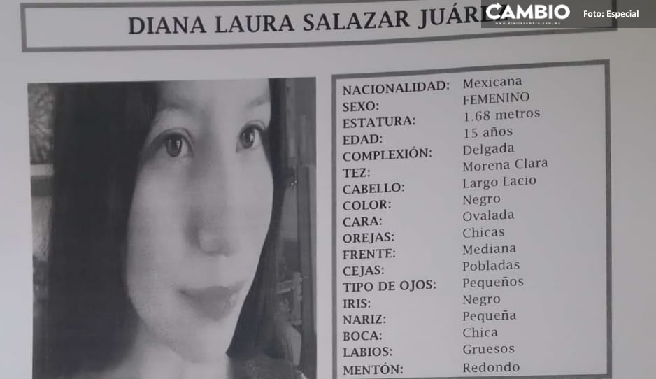 Desaparece la quinceañera Diana Laura Salazar, fue vista por última vez en Chulavista