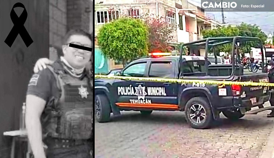 Bruno es el policía muerto en persecución y enfrentamiento con delincuentes en Tehuacán