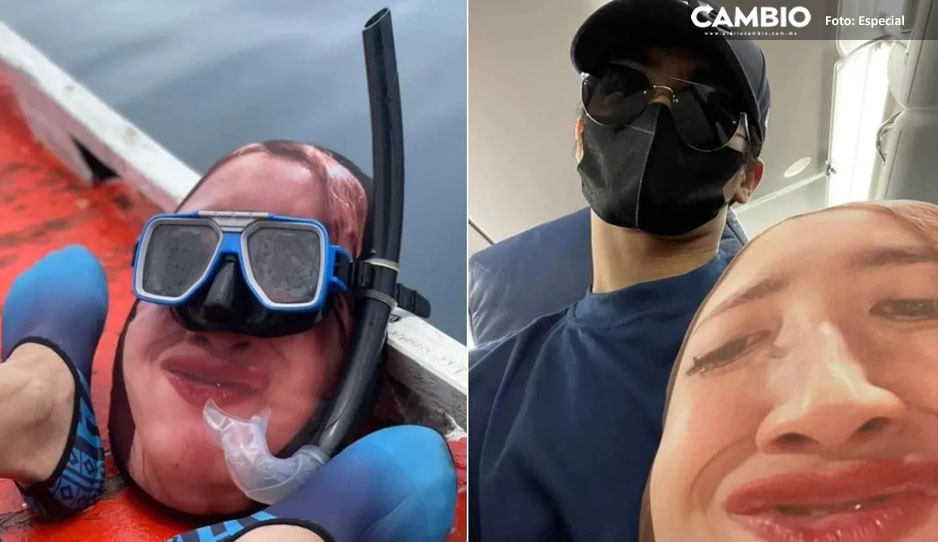 ¡Eso si es amor! Hombre se va de vacaciones con almohada del rostro de su esposa
