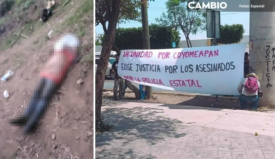 Pobladores de Coyomeapan exigen justicia y que les entreguen el cuerpo de Omar de 15 años