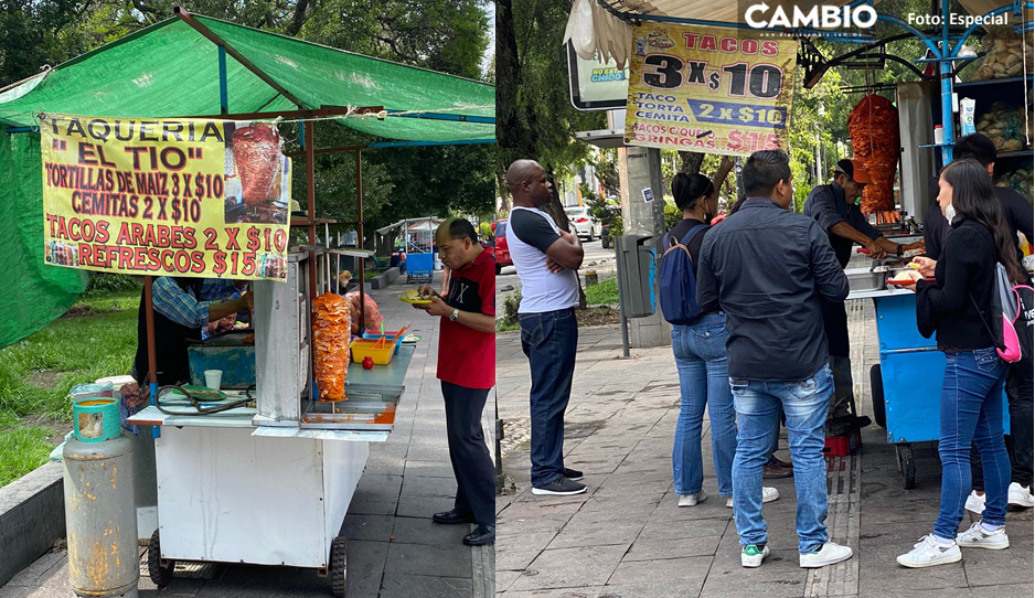 ¡Los de muerte lenta! Estos son los tacos más baratos de Puebla (FOTOS