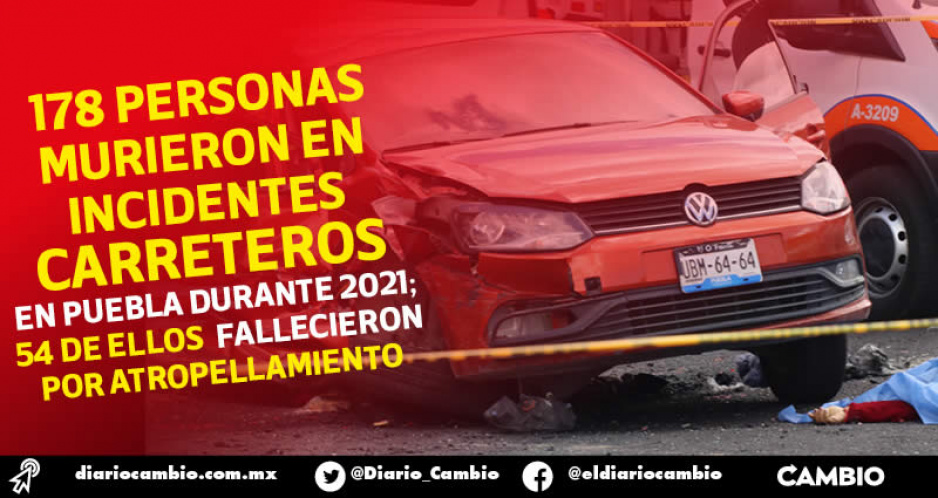 Vehículos en mal estado y exceso de velocidad: las principales causas de accidentes en carreteras poblanas