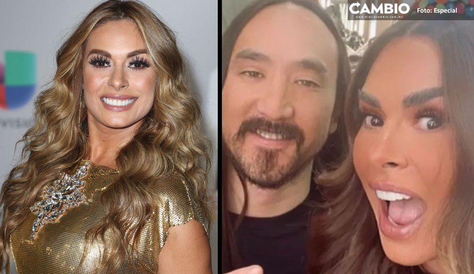 “Ponme el pastel en la cara”: Galilea Montijo presume encuentro con Steve Aoki