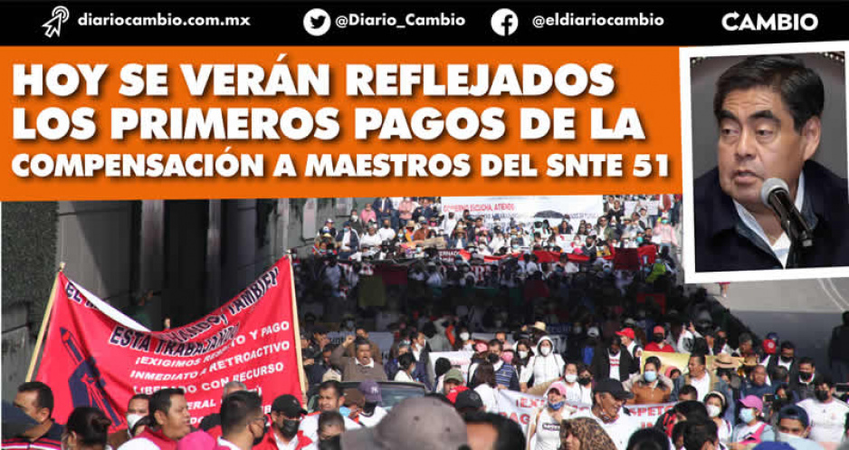 Gobierno barbosista empezará a pagar hoy deuda de 345 millones a maestros del SNTE 51 (VIDEO)