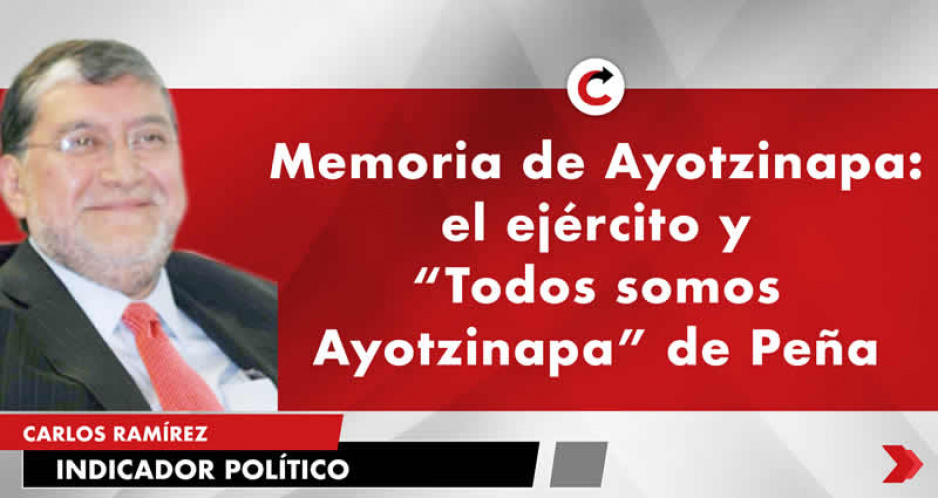 Memoria de Ayotzinapa: el ejército y “Todos somos Ayotzinapa” de Peña