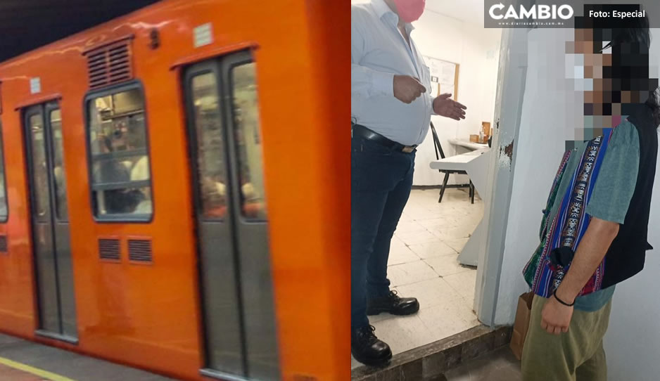 Qué honesto; encuentra fajo de billetes en Metro La Viga y los entrega a autoridades